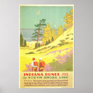 State Park Indiana Dunes Poster