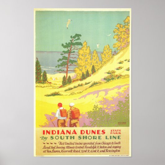 State Park Indiana Dunes Poster (Voorkant)