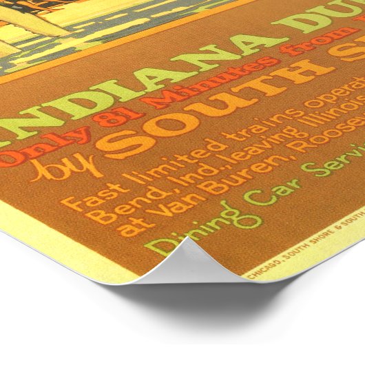 State Park Indiana Dunes Poster (Hoek)