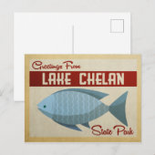 State Park Lake Chelan Briefkaart  (Voorkant / Achterkant)