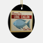 State Park Lake Chelan Keramisch Ornament (Rechts)