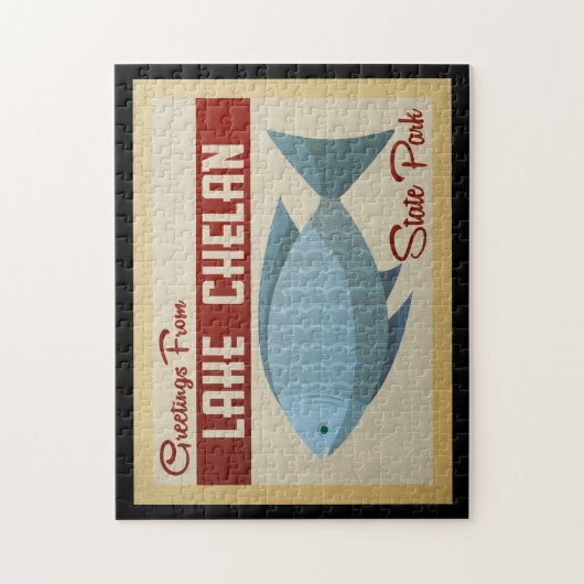 State Park Lake Chelan Legpuzzel (Verticaal)