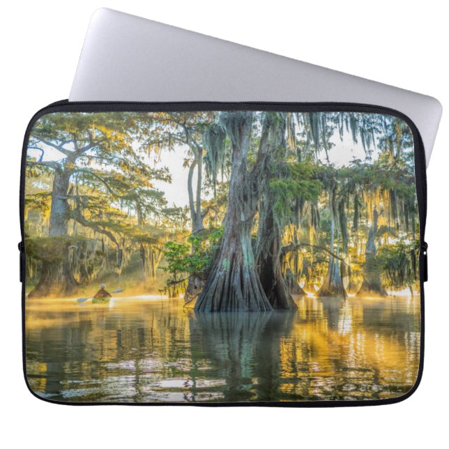 State Park Lake Fausse Pointe Laptop Sleeve (Voorkant)