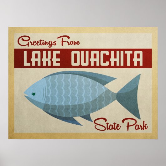 State Park Lake Ouachita Poster (Voorkant)