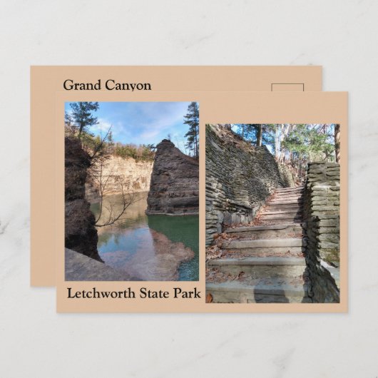 State Park Letchworth Briefkaart (Voorkant / Achterkant)