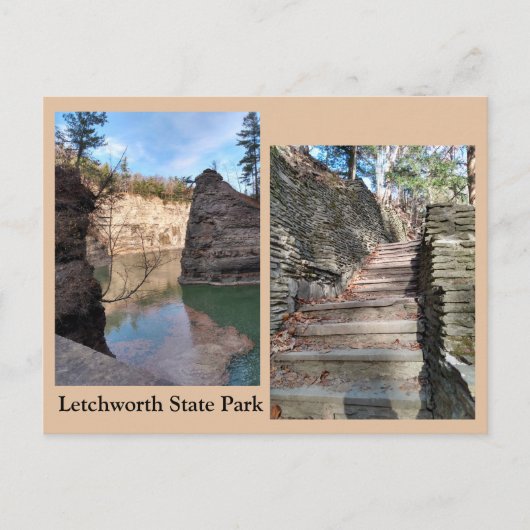 State Park Letchworth Briefkaart (Voorkant)