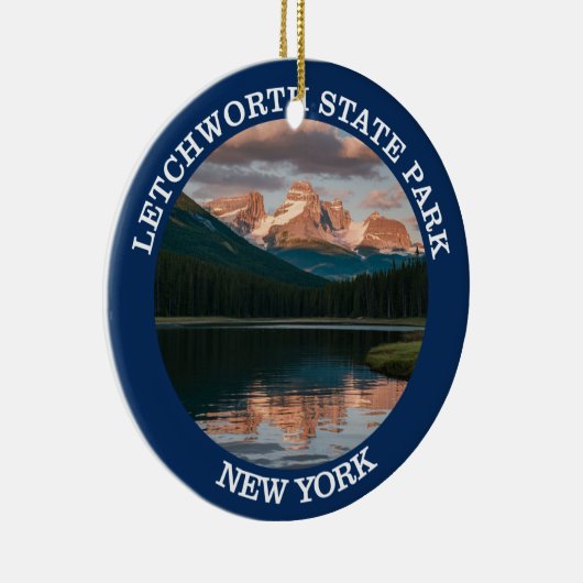 State Park Letchworth Keramisch Ornament (Rechts)