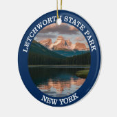 State Park Letchworth Keramisch Ornament (Links)