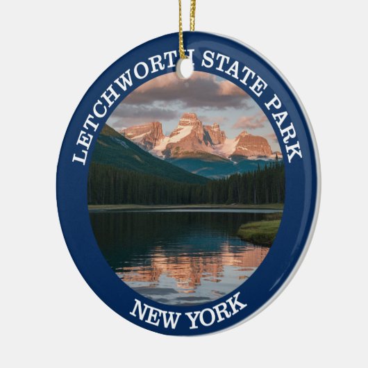 State Park Letchworth Keramisch Ornament (Links)