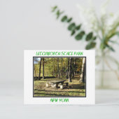 State Park Letchworth - Tea Table Rock Briefkaart (Staand voorkant)