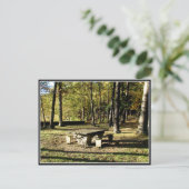 State Park Letchworth - Tea Table Rock Briefkaart (Staand voorkant)