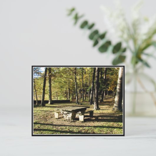 State Park Letchworth - Tea Table Rock Briefkaart (Staand voorkant)