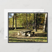 State Park Letchworth - Tea Table Rock Briefkaart (Voorkant / Achterkant)