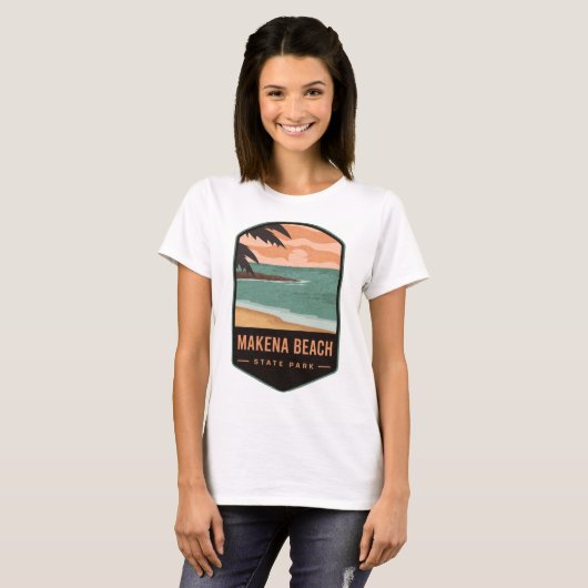 State Park Makena Beach T-shirt (Voorkant volledig)