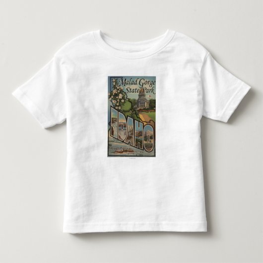 State Park Malad Gorge, Idaho Kinder Shirts (Voorkant)