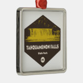 State Park Michigan Tahquamenon Herfsten Metalen Ornament (Rechts)