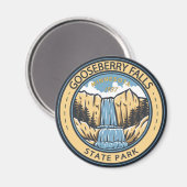 State Park Minnesota Badge Gooseberry Herfsten Magneet (Voorkant / Achterkant)