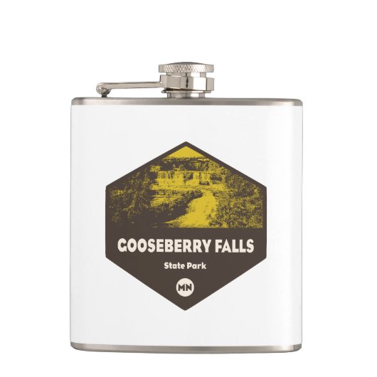 State Park Minnesota Gooseberry Herfsten Heupfles (Voorkant)