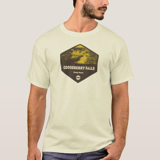 State Park Minnesota Gooseberry Herfsten T-shirt (Voorkant)