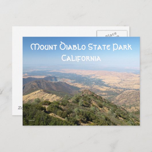 State Park Mount Diablo Briefkaart (Voorkant / Achterkant)