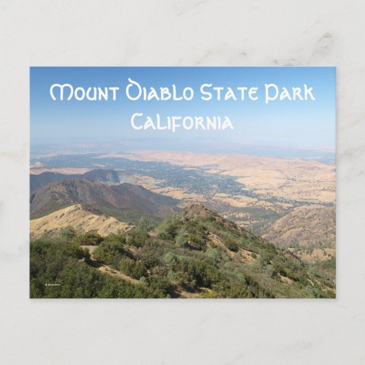 State Park Mount Diablo Briefkaart (Voorkant)