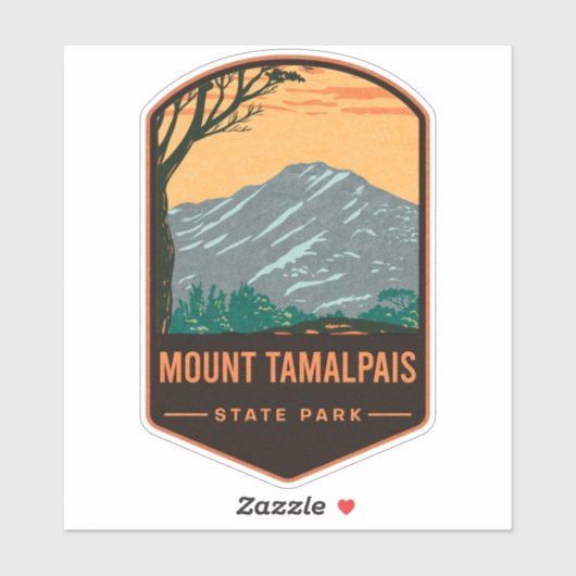 State Park Mount Tamalpais Sticker (Vel)