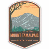 State Park Mount Tamalpais Sticker (Voorkant)