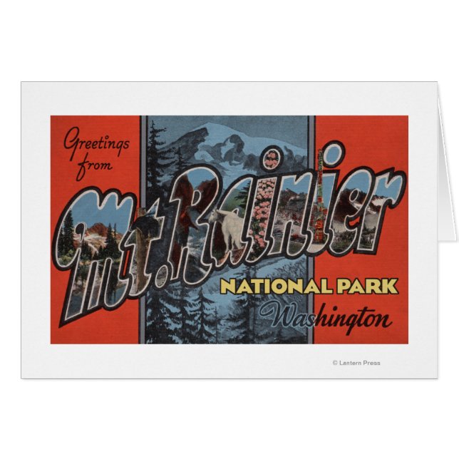 State Park Mt. Rainier, Washington (Voorkant Horizontaal)