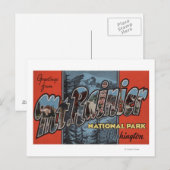 State Park Mt. Rainier, Washington Briefkaart (Voorkant / Achterkant)