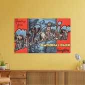 State Park Mt. Rainier, Washington Canvas Afdruk (Insitu (Woonkamer))