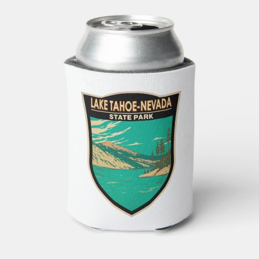 State Park Nevada  meer van het meer van Tahoe Nev Blikjeskoeler (Blikje Achterkant)