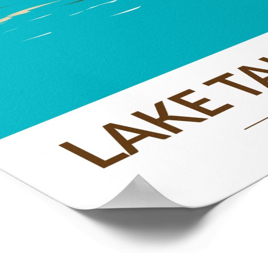 State Park Nevada meer van het meer van Tahoe Nev Poster (Hoek)