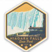 State Park Niagara Herfsten Sticker (Voorkant)