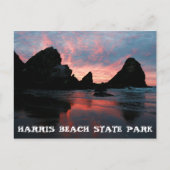State Park Oregon Coast Sunrise Harris Briefkaart (Voorkant)