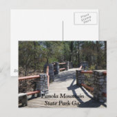 State Park Panola, ga. brug Briefkaart (Voorkant / Achterkant)