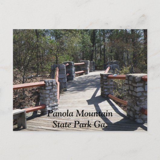 State Park Panola, ga. brug Briefkaart (Voorkant)