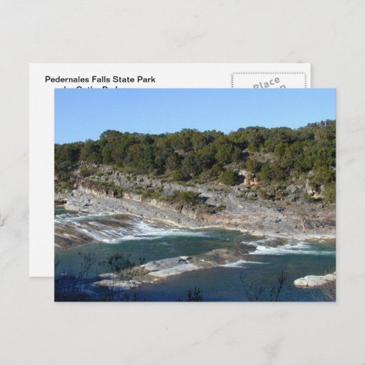 State Park Pedernales Herfsten Briefkaart (Voorkant / Achterkant)