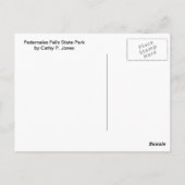 State Park Pedernales Herfsten Briefkaart (Achterkant)