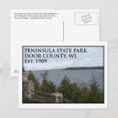 State Park Peninsula Briefkaart (Voorkant / Achterkant)