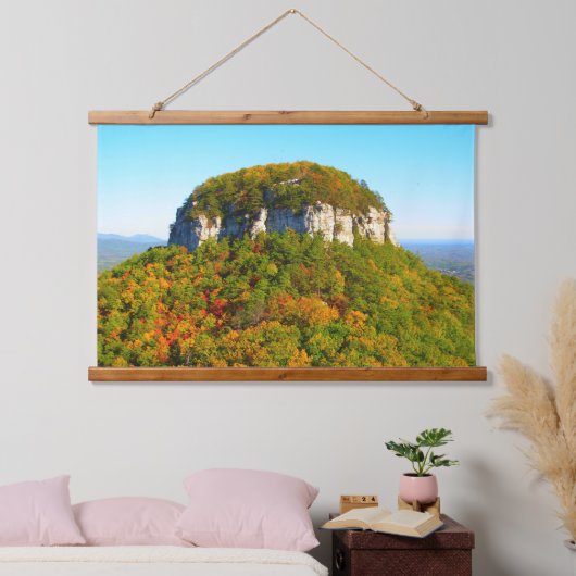 State Park Pilot Mountain in North Carolina Hangend Wandkleed (Slaapkamer)