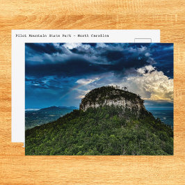 State Park Pilot Mountain NC | na de regenboog van Briefkaart