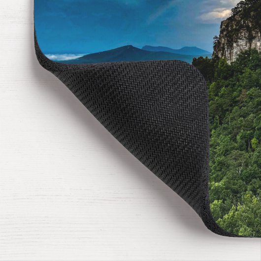 State Park Pilot Mountain NC | na de regenboog van Muismat (Hoek)