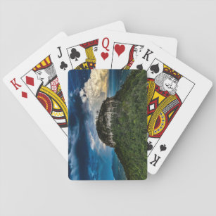 State Park Pilot Mountain NC   na de regenboog van Pokerkaarten