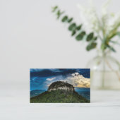 State Park Pilot Mountain NC | na de regenboog van Visitekaartje (Staand voorkant)