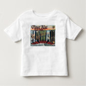 State Park Puua Kaa, Hawaii - Large Letter Scene Kinder Shirts (Voorkant)
