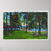 State Park Scene bij het meer Cayuga Poster (Voorkant)