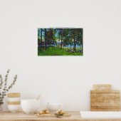 State Park Scene bij het meer Cayuga Poster (Keuken)