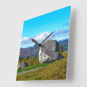 State Park Sentinel Rock, Westmore, Vermont Vierkante Klok (Hoek)