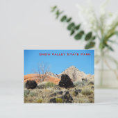 State Park Snow Valley Briefkaart (Staand voorkant)