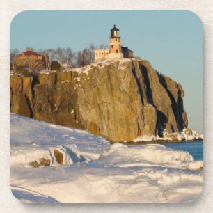 State Park Split Rock Lighthouse op Lake Bier Onderzetter